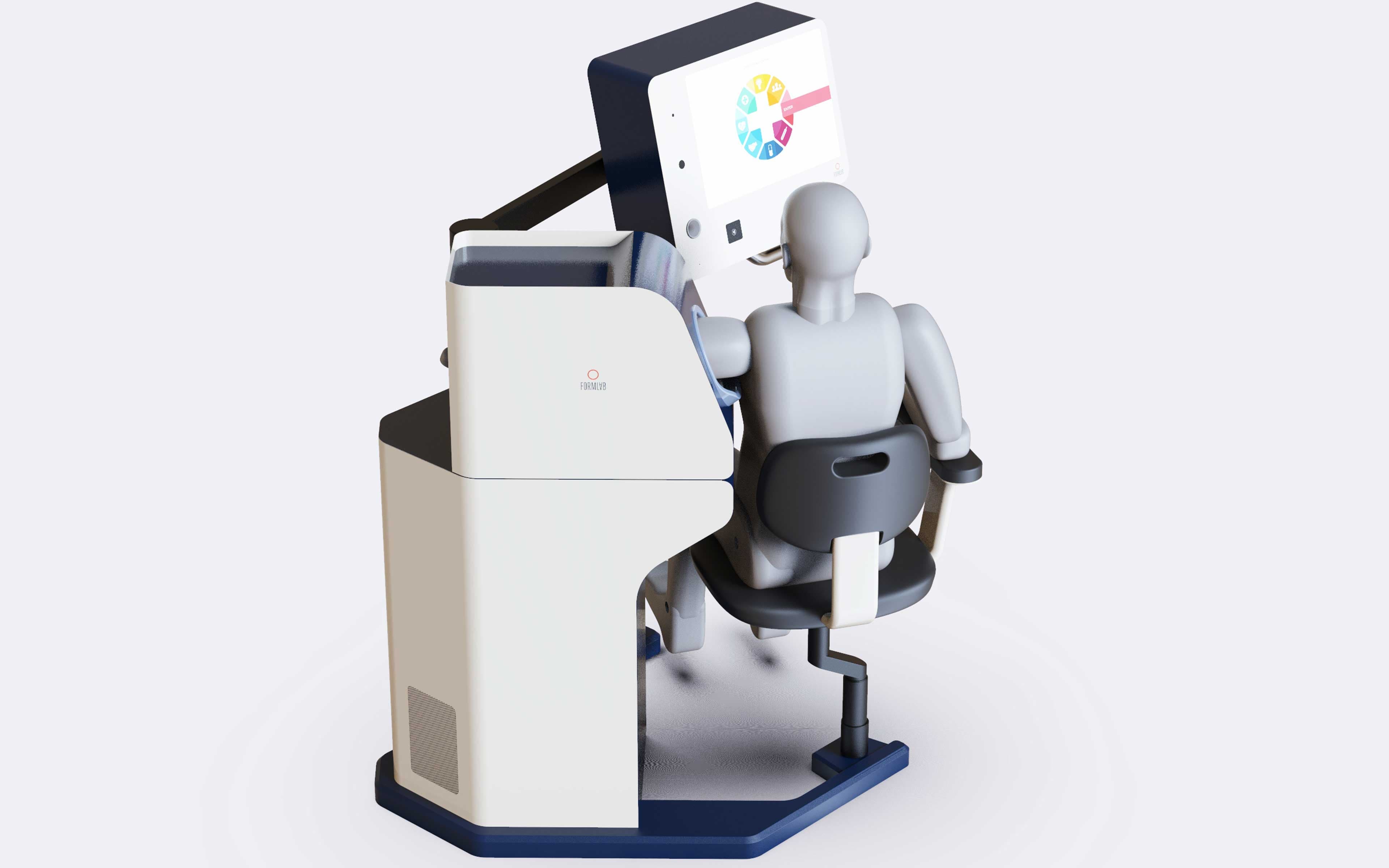 Напольная станция предрейсового контроля 