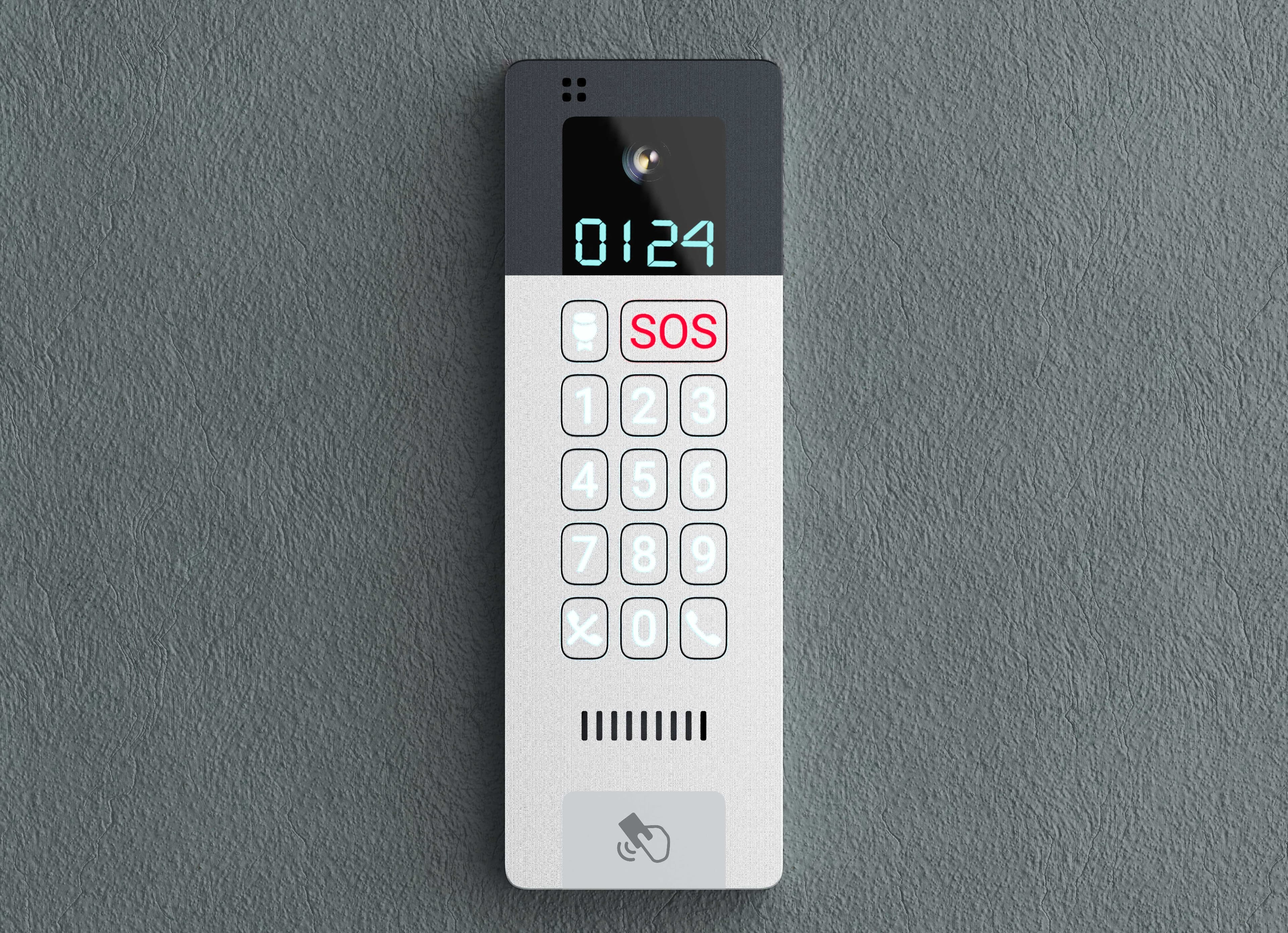 Корпус панели домофона 